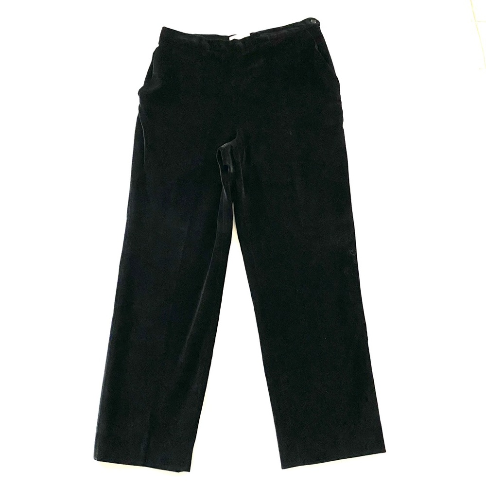 Brooks Brothers Velvet Black Pants
